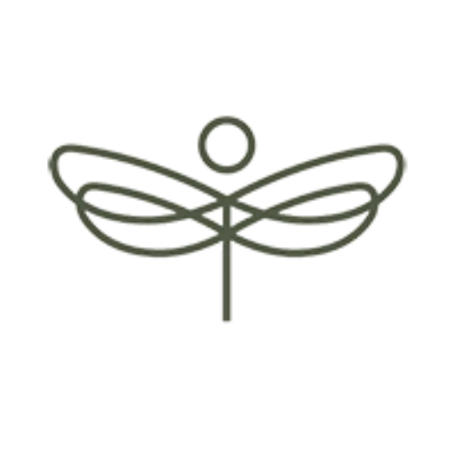 logo da psicomporte, com uma borboleta verde musgo